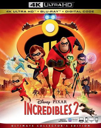 Incredibles 2 (Iniemamocni 2) (Disney) [Blu-Ray 4K]+[Blu-Ray]