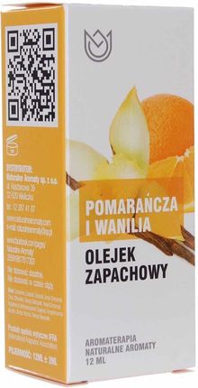 Naturalne Aromaty Olejek Zapachowy Pomarańcza I Wanilia 12Ml