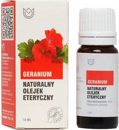 Naturalne Aromaty Naturalny Olejek Eteryczny Geranium 12 Ml