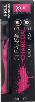 Charcoal Toothpaste Cleansing Charcoal pasta do żebów 100ml + szczoteczka do zębów