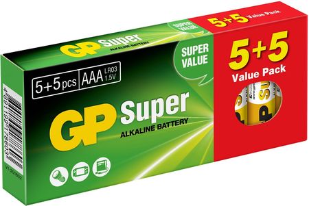 GP BATTERY Super Alkaline LR03/AAA 10szt (GPPCA24AS396)