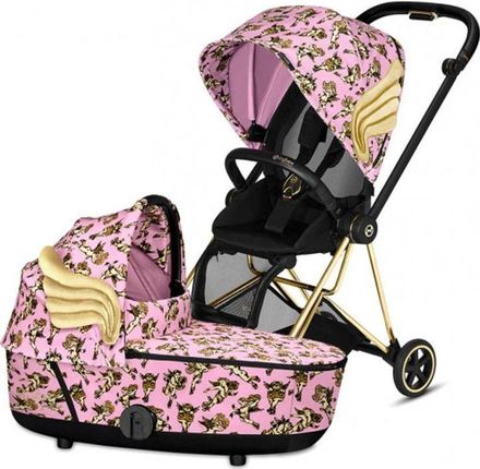 Wózek Cybex Mios Jeremy Scott Cherubs Pink Głęboko Spacerowy
