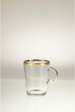 Zdjęcie Faro Gold-Fdo-Szklanka Do Herbaty Z Uchem 250Ml - Brzeg