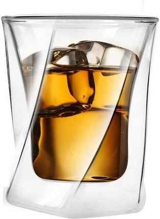 Vialli Design Szklanka Termiczna Do Whisky Z Podwójną Ścianką Cristallo 300Ml (5509)