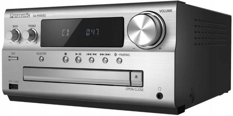Panasonic SC-PMX92EG-S Srebrny - zdjęcie 1 Panasonic SC-PMX92EG-S Srebrny
