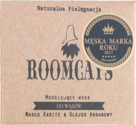 Roomcays Modelujący Wosk Do Wąsów Masło Karite I Olej Arganowy 30g