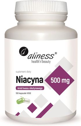 Aliness Niacyna amid kwasu nikotynowego 500mg 100 kaps