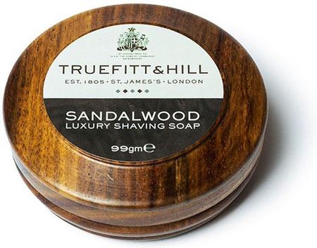 Truefitt&Hill Mydło Do Golenia Sandalwood Luxury Shaving Soap W Drewnianym Tyglu 99G