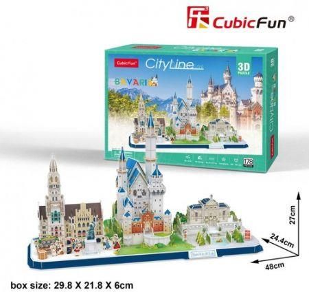 Cubic Fun Puzzle 3D City Line Bavaria