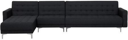 Blmeble Sofa Modułowa Rozkładana Tapicerowana Grafitowa Prawostronna Aberdeen 4260624116136