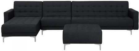 Blmeble Sofa Modułowa Rozkładana Grafitowa Prawostronna Otomana Aberdeen 4260624116150