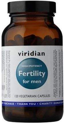 Viridian Fertility for men Płodność dla mężczyzn 120 kaps