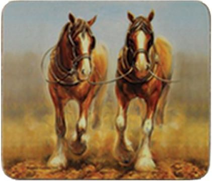 Ashdene Podkładki Korkowe Małe Konie (18574)