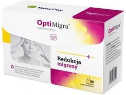 NaturDay OptiMigra redukcja migreny  60kaps. weg. - Środki przeciwbólowe