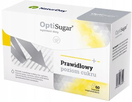 NaturDay OptiSugar Spirulina prawidłowy poziom cukru 60kaps. spirulinowych