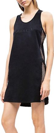 knee length dresses for ladies Calvin Klein Jeans | Mesh tank dress in black