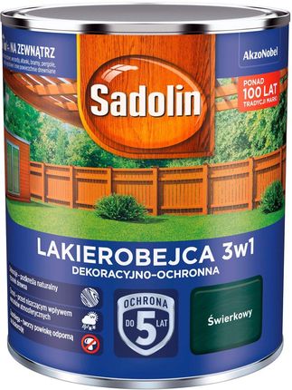 Sadolin Lakierobejca 3W1 Świerkowy 0,7L