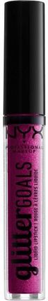NYX Professional Makeup Glitter Goals Liquid Lipstick Pomadka do ust X Infinity 3 ml