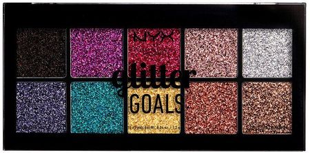 NYX Professional Makeup Glitter Goals Cream Pro Palette Paleta brokatów