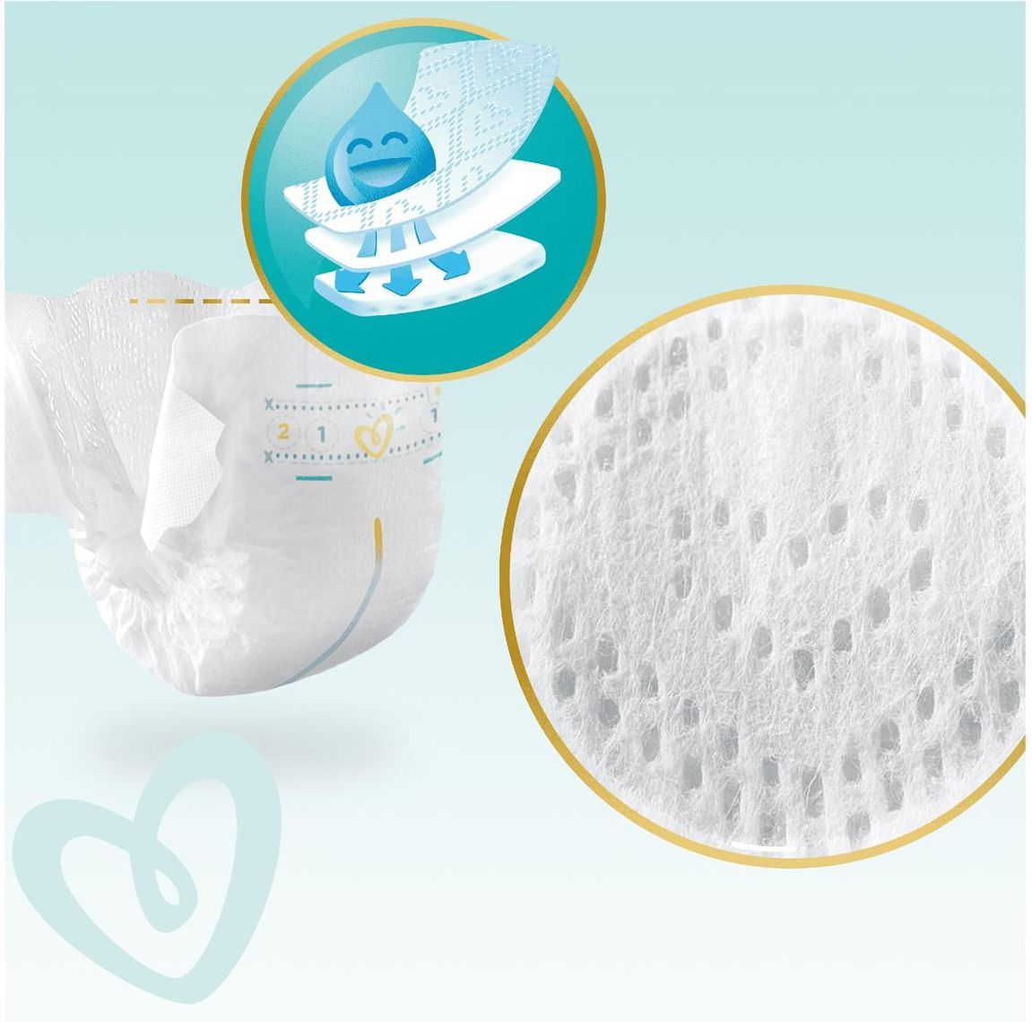  Pampers Pieluchy Premium Care VP rozmiar 2, 68 pieluszek ціна 49.98 zł - фотографія 2