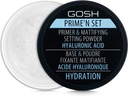 Gosh Prime'N Set Primer and Mattifying fiksująco matująca puder/baza z kwasem hialuronowym 7g