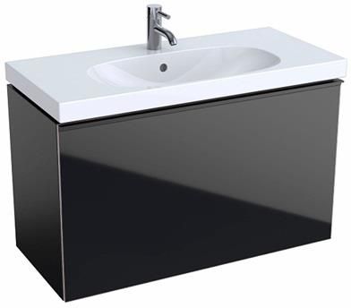 Geberit Szafka pod umywalkę Acanto z szufladą szufladą wewnętrzną i syfonem krótka (500616161)