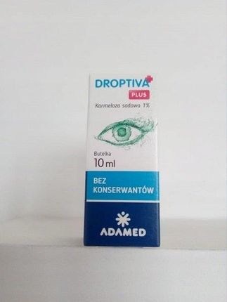 Droptiva Plus nawilżające krople do oczu 1% 10ml