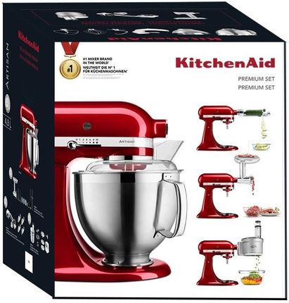 KitchenAid Artisan Zestaw Premium 5KSM185PSECA Czerwony Karmelek