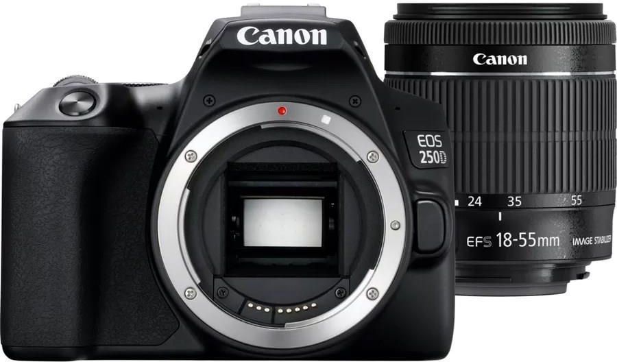  Canon EOS 250D czarny + 18-55mm