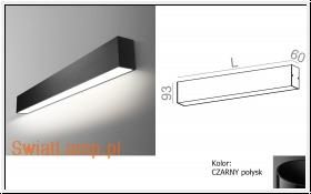 Aquaform Set Tru 170 Led L930 Czarny Połysk (24243L930D90022)