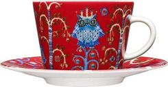 Zdjęcie Iittala Spodek Do Filiżanki Do Cappuccino Taika Czerwony (1012486) - Mszczonów