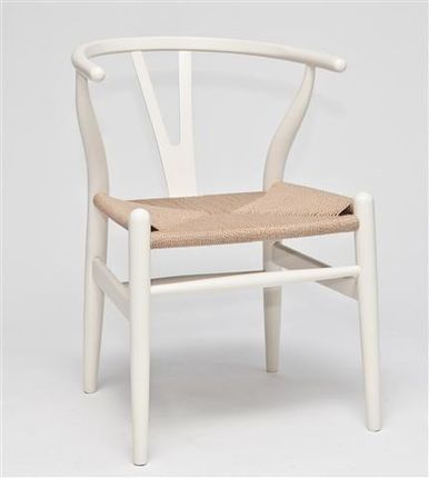 Selsey Krzesło Wicker Białe