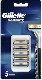 Gillette Sensor 3 Ostrza wymienne do maszynki do golenia 5 sztuk