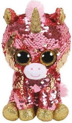 Ty Beanie Boos Sunset Koralowy Jednorożec 15Cm