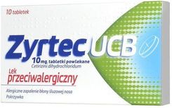 Vedim Zyrtec Ucb 10 Mg Tabletki Powlekane 10 szt - Alergia