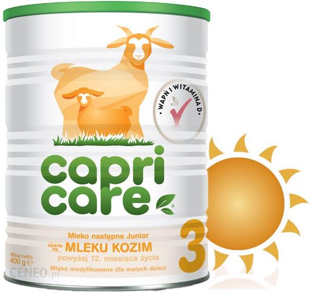 Capricare 2 mleko następne oparte na mleku kozim od 6 miesiąca, 400 g -  cena 
