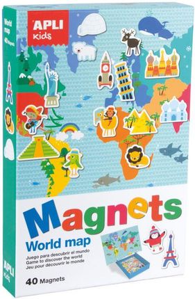 Apli Kids Magnetyczna Układanka Mapa Świata