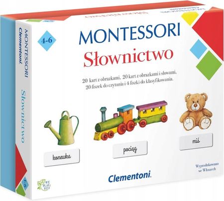 Clementoni Montessori Słownictwo
