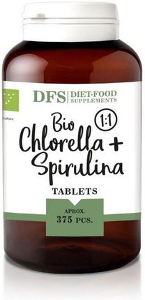 Diet Food Chlorella + Spirulina 150G 375 Tabl