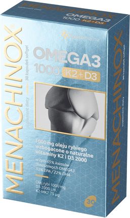Menachinox Omega3 1000 K2+D3 30 kaps.