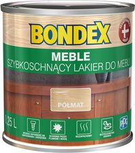 Bondex LAKIER DO MEBLI półmat 0,25L - Lakiery
