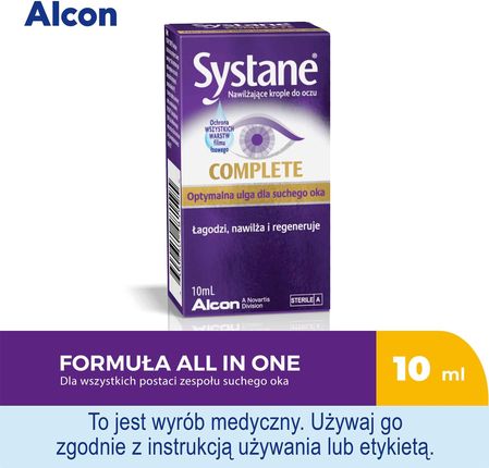 Systane Complete Nawil aj ce Krople Do Oczu 10Ml Opinie i ceny