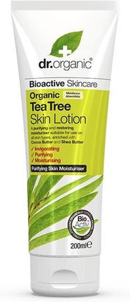 Dr Organic Balsam Do Ciała Z Organicznym Olejkiem Z Drzewa Herbacianego 200 ml