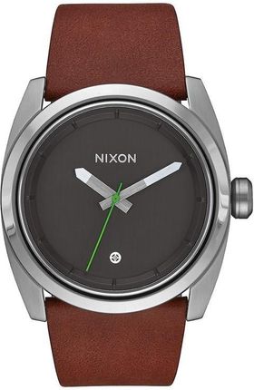 zegarek NIXON - Kingpin Leather Silver Brown (1113)