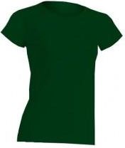 Koszulka damska (t-shirt) z krótkim rękawem - REGULAR COMFORT LADY - kolor zielony butelkowy (BOTTLE GREEN)