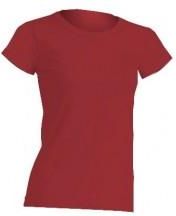 Koszulka damska (t-shirt) z krótkim rękawem - REGULAR COMFORT LADY - kolor kardynalski (CARDINAL)