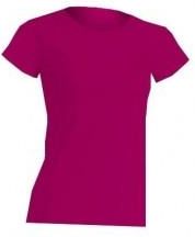 Koszulka damska (t-shirt) z krótkim rękawem - REGULAR COMFORT LADY - kolor malinowy (RASPBERRY)