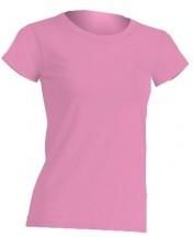 Koszulka damska (t-shirt) z krótkim rękawem - REGULAR COMFORT LADY - kolor azaliowy (AZALEA)