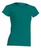 Koszulka damska (t-shirt) z krótkim rękawem - REGULAR COMFORT LADY - kolor zielony wrzos (BOTTLE GREEN HEATHER)
