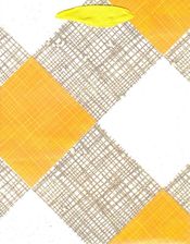 Zdjęcie Torebka prezentowa, pomarańczowo-białe romby - Miłosław